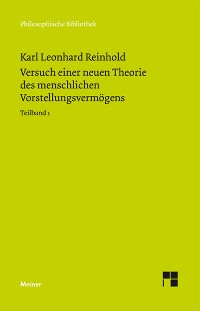 Cover Versuch einer neuen Theorie des menschlichen Vorstellungsvermögens. Teilband 1