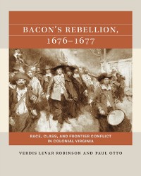 Cover Bacon's Rebellion, 1676-1677
