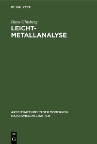 Cover Leichtmetallanalyse