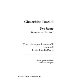 Cover Gioacchino Rossini Une larme Tema e variazioni