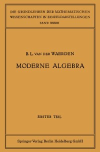 Cover Moderne Algebra