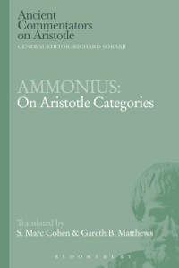 Cover Ammonius: On Aristotle Categories