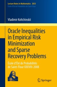 Cover Oracle Inequalities in Empirical Risk Minimization and Sparse Recovery Problems