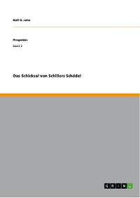 Cover Das Schicksal von Schillers Schädel