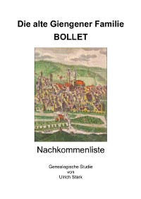 Cover Die alte Giengener Familie BOLLET