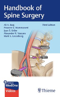 Cover Handbook of Spine Surgery