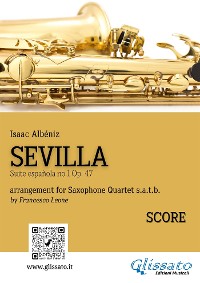 Cover Sevilla - Saxophone Quartet (score)