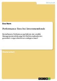 Cover Performance Fees bei Investmentfonds