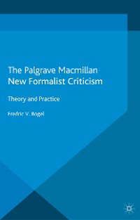 Cover New Formalist Criticism
