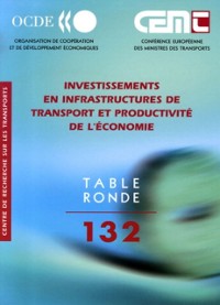 Cover Tables Rondes CEMT Investissements en infrastructures de transport et productivité de l''économie