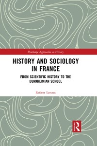 Cover History and Sociology in France