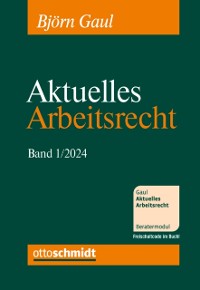 Cover Aktuelles Arbeitsrecht 2024, Band 1