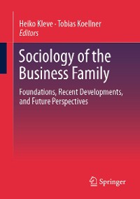 Cover Sociology of the Business Family