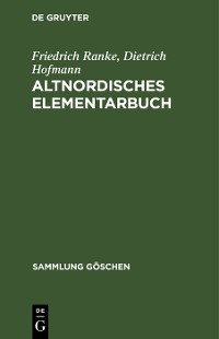 Cover Altnordisches Elementarbuch
