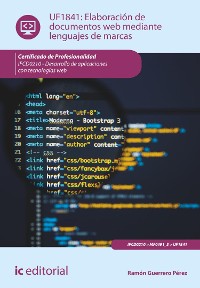 Cover Elaboración de documentos web mediante lenguajes de marcas. IFCD0210