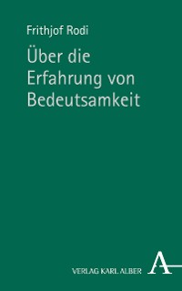 Cover Über die Erfahrung von Bedeutsamkeit