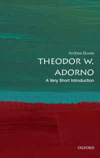 Cover Theodor W. Adorno: A Very Short Introduction
