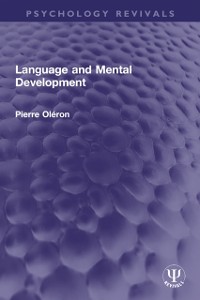 Cover Language and Mental Development