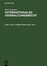 Cover Innere Verwaltung, Teil 3