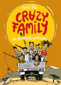 Cover Crazy Family (Band 3) - Die Hackebarts greifen an