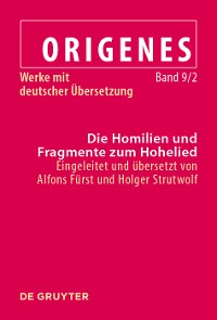 Cover Die Homilien und Fragmente zum Hohelied