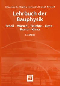 Cover Lehrbuch der Bauphysik