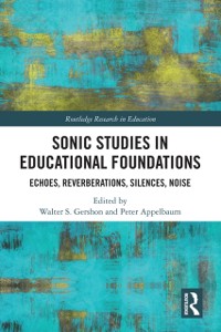 Cover Sonic Studies in Educational Foundations