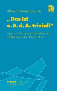 Cover &quote;Das ist o. B. d. A. trivial!&quote;