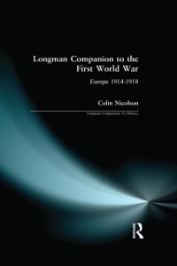 Cover Longman Companion to the First World War