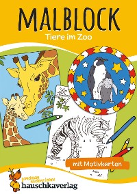 Cover Malblock - Tiere im Zoo