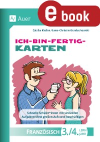 Cover Ich-bin-fertig-Karten Französisch Lernjahr 3-4