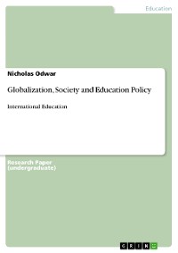 Cover Globalization, Society and Education Policy