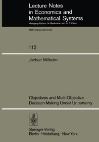 Cover Objectives and Multi-Objective Decision Making Under Uncertainty
