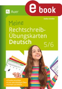 Cover Meine Rechtschreib-Übungskarten Deutsch 5-6