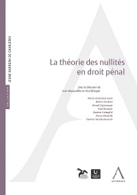 Cover La théorie des nullités en droit pénal