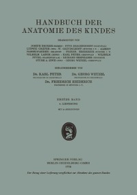Cover Handbuch der Anatomie des Kindes