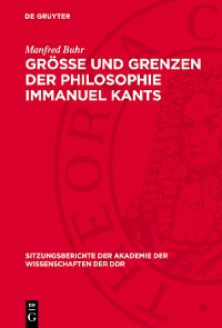 Cover Größe und Grenzen der Philosophie Immanuel Kants