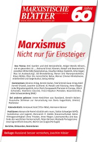 Cover Marxismus – Nicht nur für Einsteiger