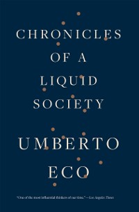 Cover Chronicles of a Liquid Society