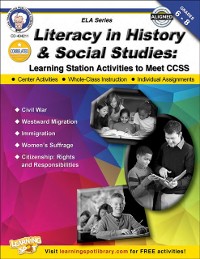 Cover Literacy in History and Social Studies, Grades 6 - 8