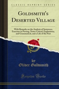 Cover Goldsmith's Deserted Village
