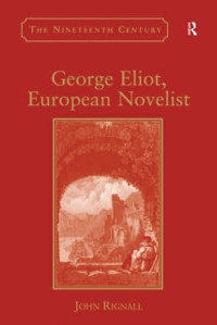 Cover George Eliot, European Novelist