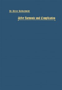 Cover Ueber Harmonie und Complication