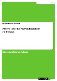 Cover Passive Filter für Anwendungen im NF-Bereich