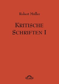 Cover Kritische Schriften 1