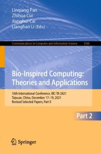Cover Bio-Inspired Computing: Theories and Applications