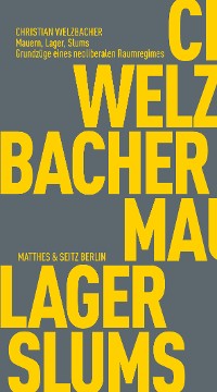 Cover Mauern, Lager, Slums