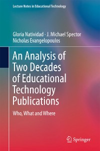 Cover An Analysis of Two Decades of Educational Technology Publications
