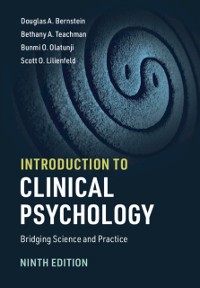 Cover Introduction to Clinical Psychology