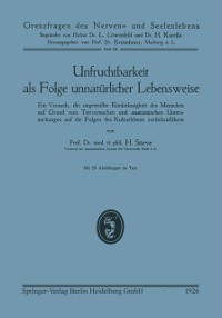 Cover Unfruchtbarkeit als Folge unnatürlicher Lebensweise